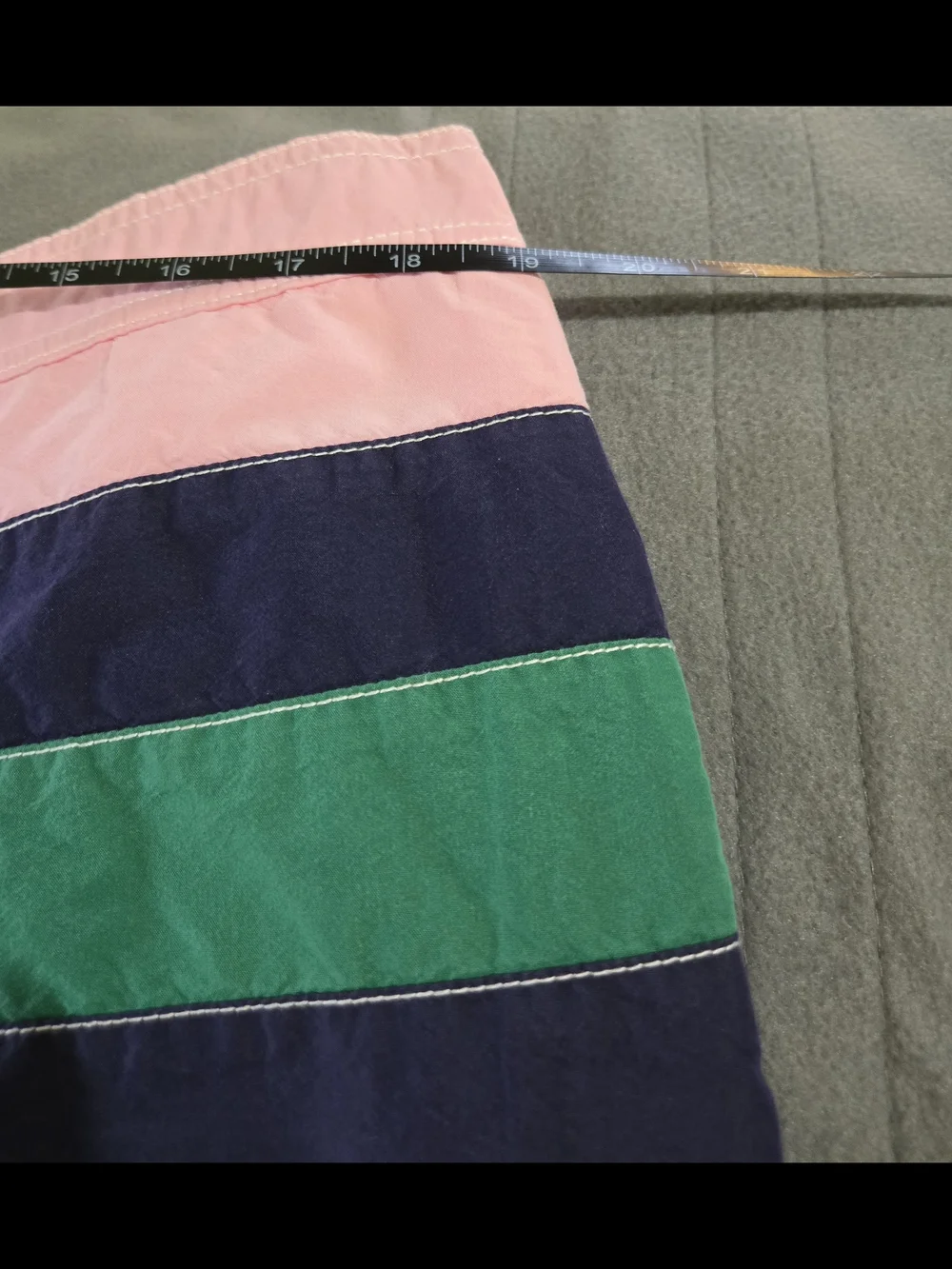 Polo Ralph Lauren Men's XL Pink Crest Swim Trunks Board Shorts Color Block Mesh